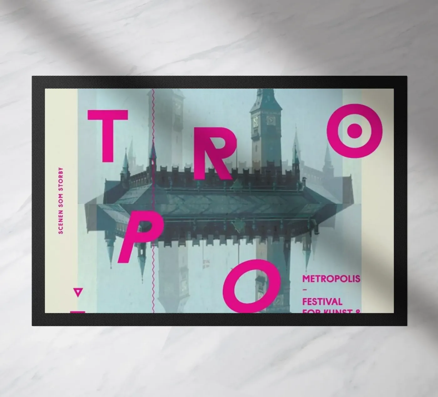 Metropolis1 doormat by Andreas Jarner