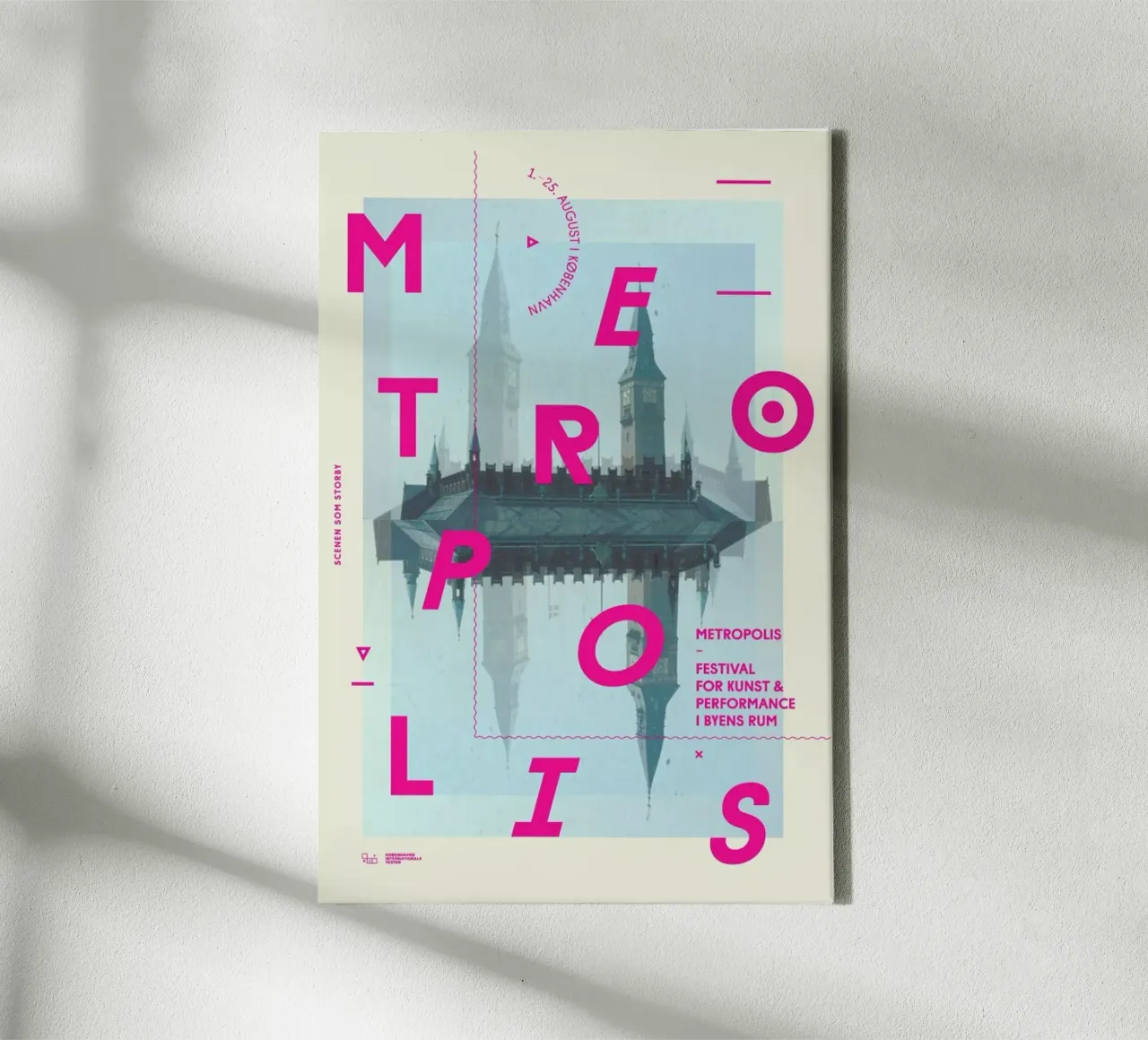 Metropolis1 lienzo con Marco flotante de Andreas Jarner
