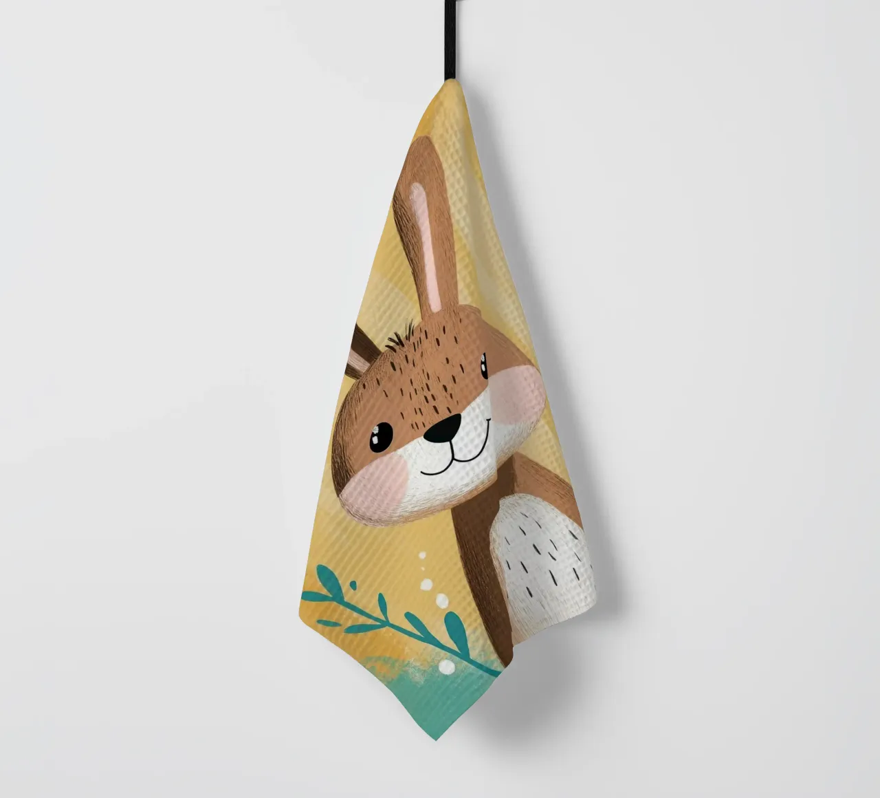 Illustration d'un lapin mignon torchon de ORION