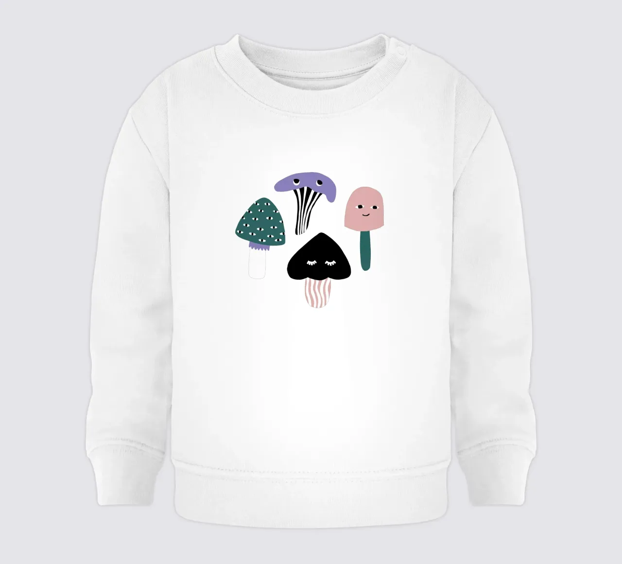 Magic Mushroom Friends felpa neonato da Maren Gross
