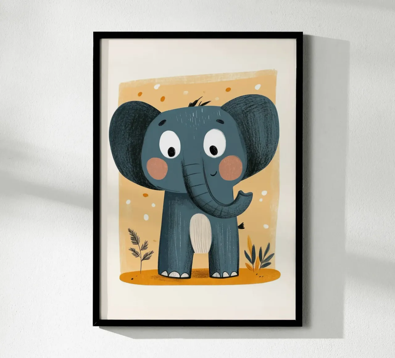Cute Cartoon Elephant poster by ORION