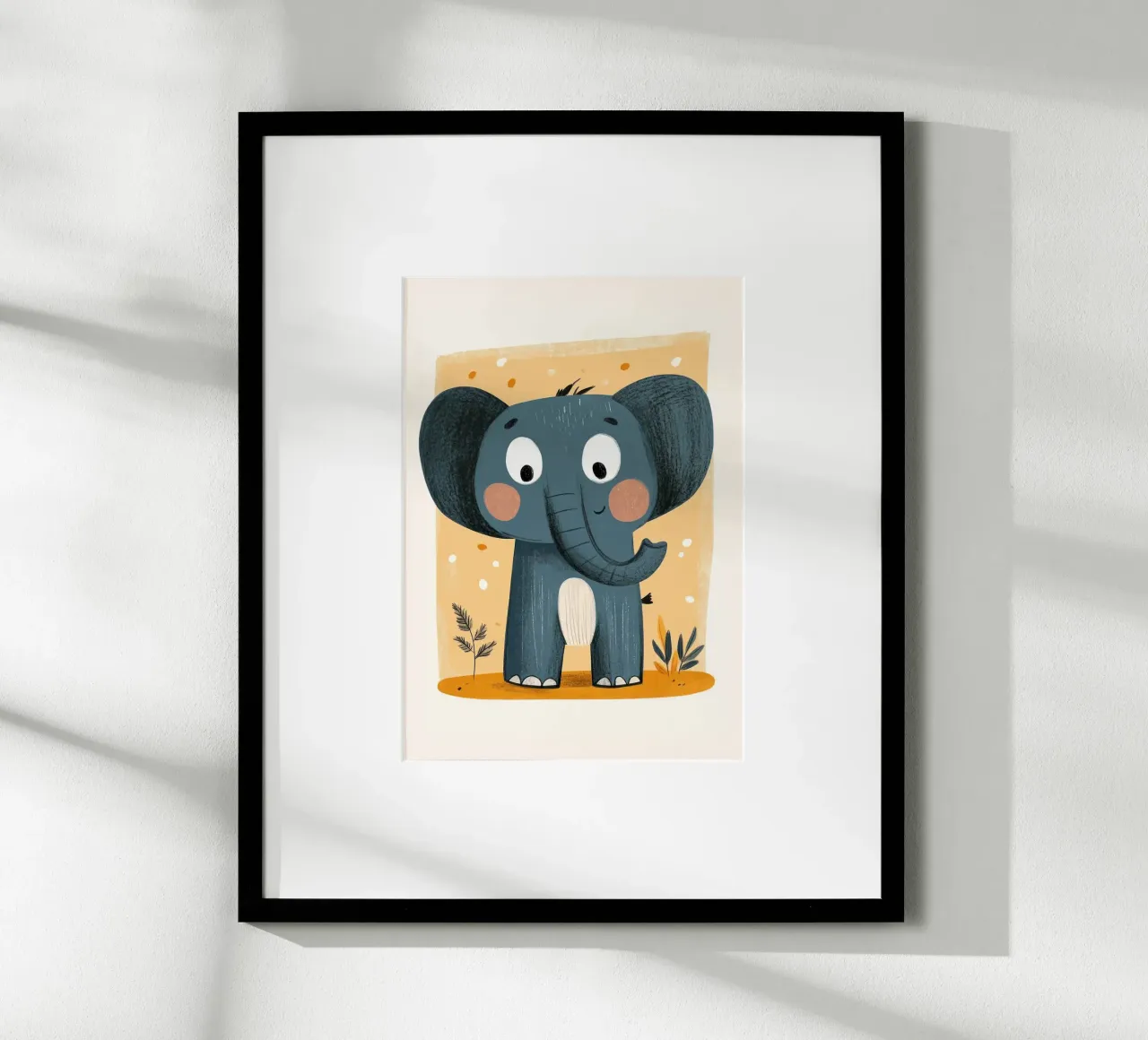 Cute Cartoon Elephant poster by ORION