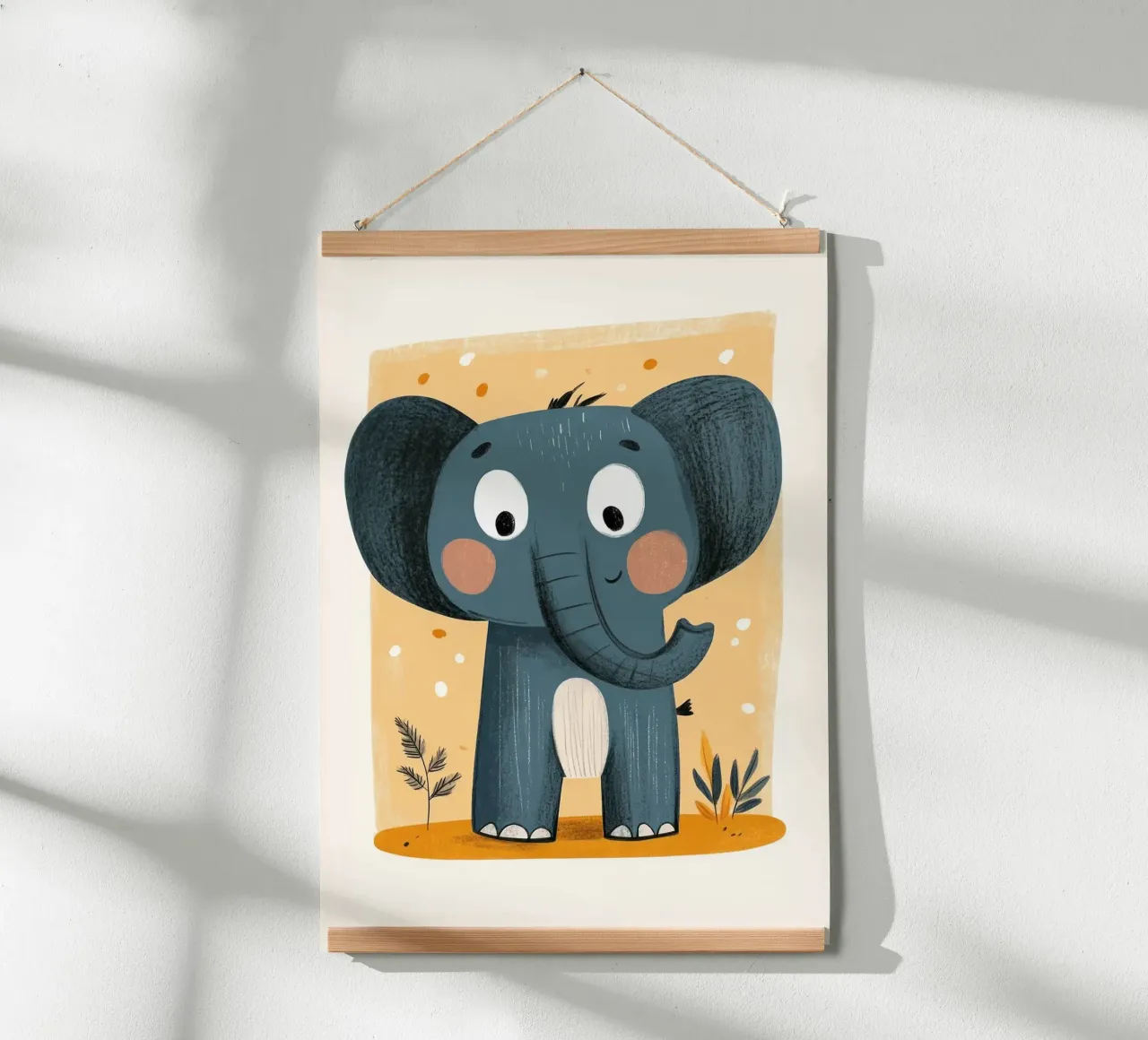 Cute Cartoon Elephant poster by ORION