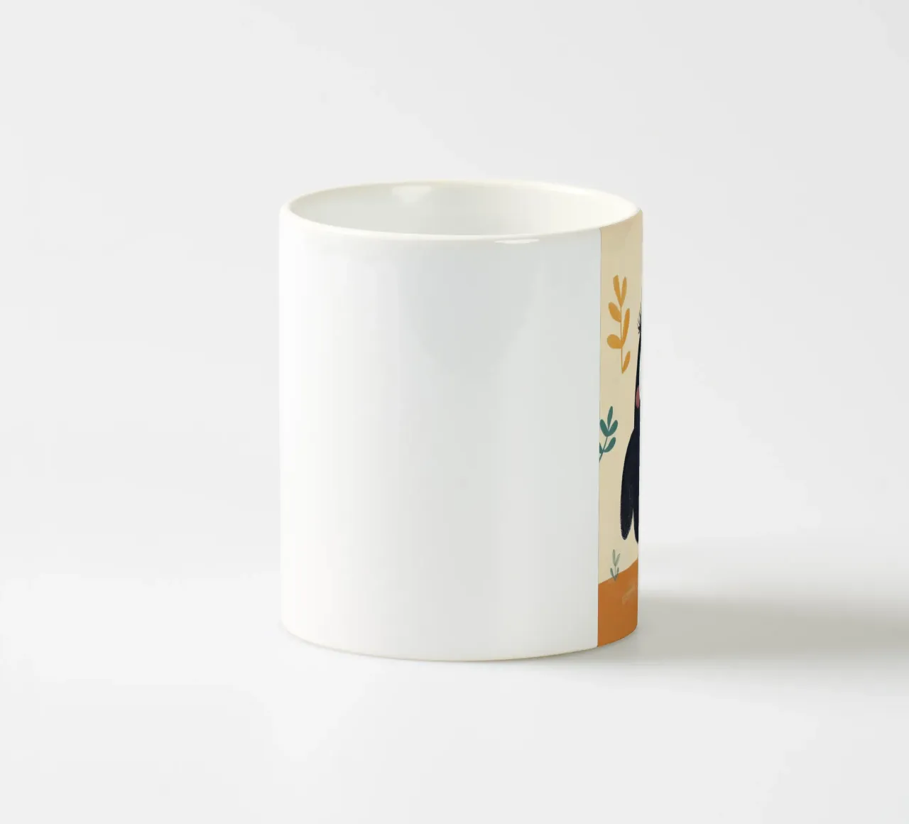 Simpatico gufo dei cartoni animati tazza in ceramica da ORION