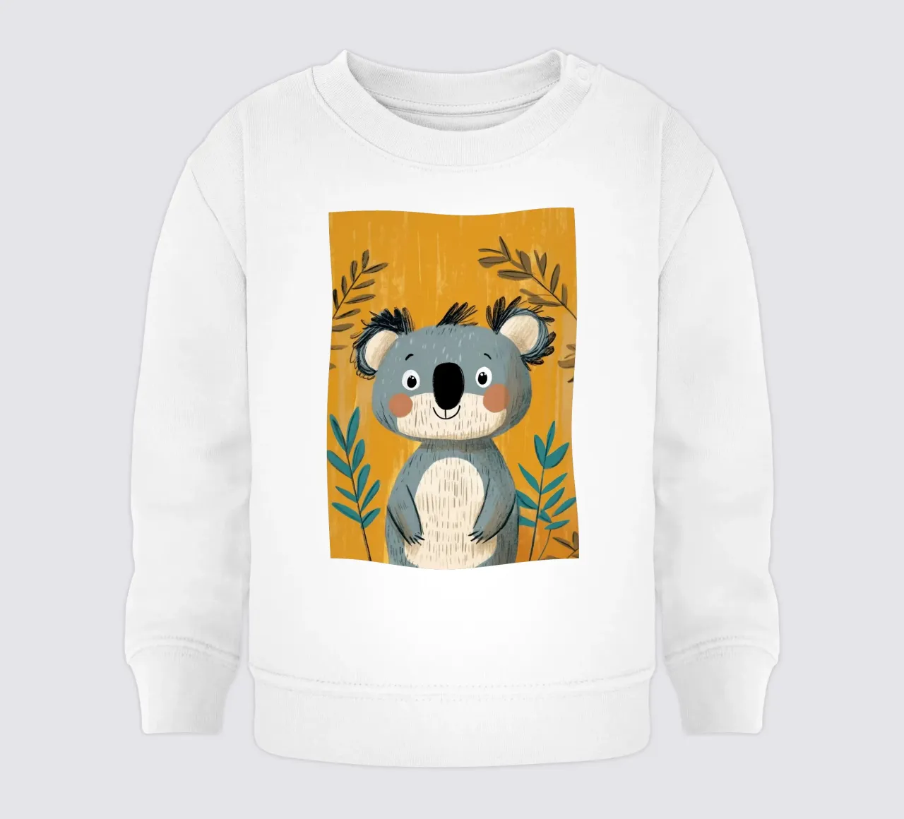 Illustrazione di un simpatico Koala felpa neonato da ORION
