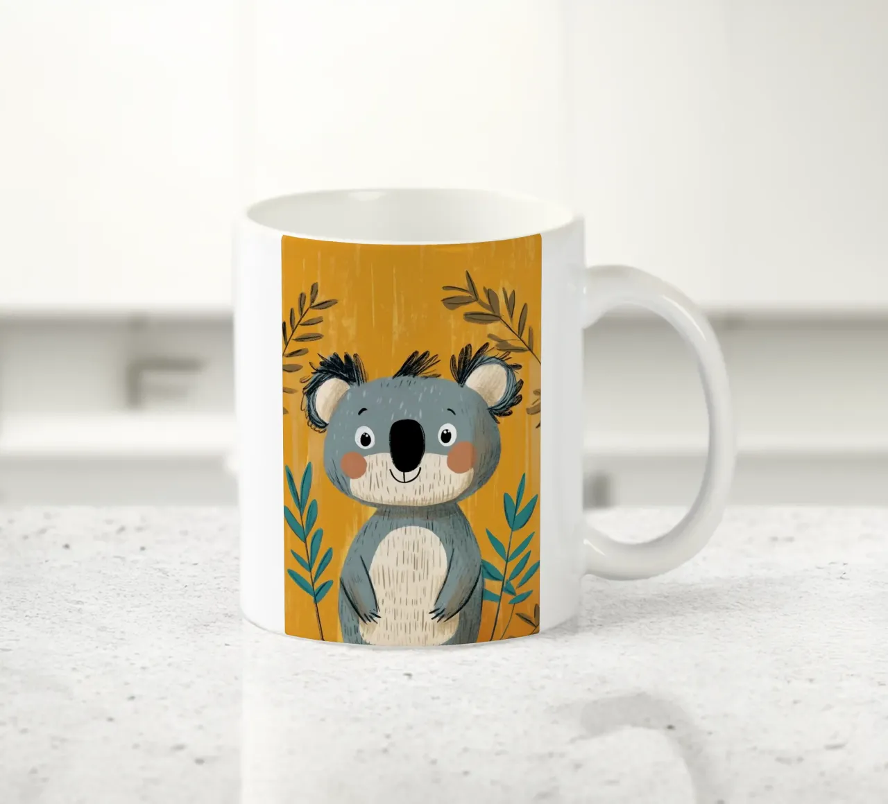 Illustrazione di un simpatico Koala tazza in ceramica da ORION