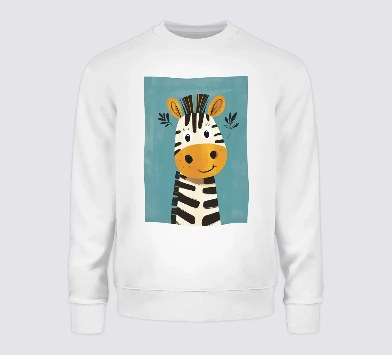 Illustrazione di una simpatica zebra felpa da ORION