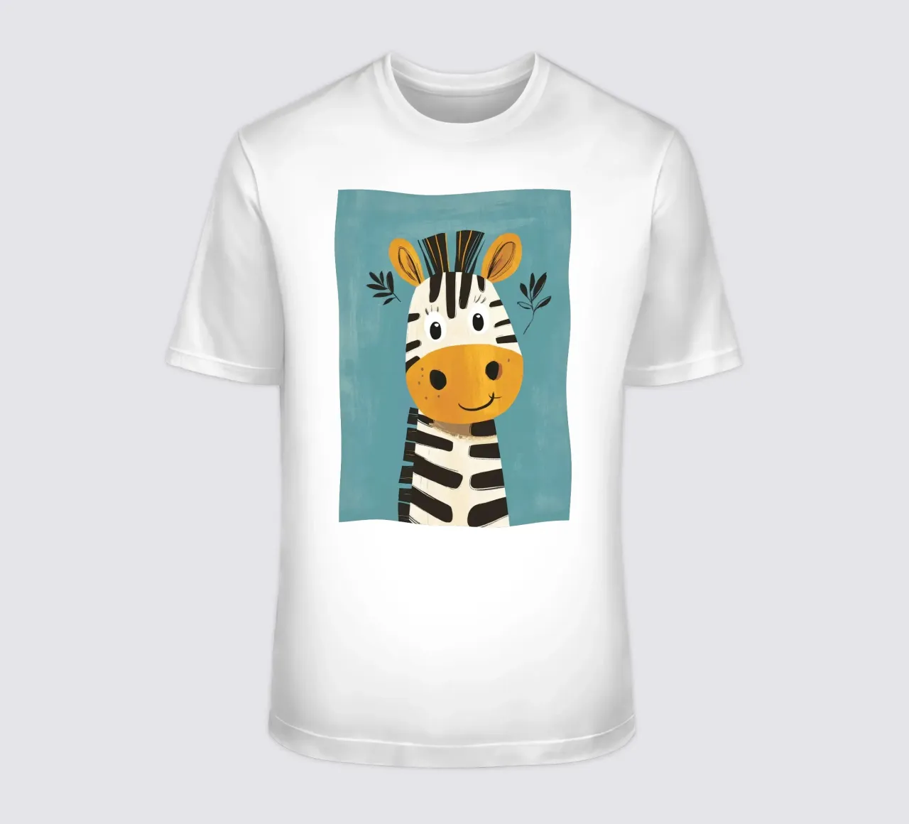 Illustrazione di una simpatica zebra t-shirt da ORION