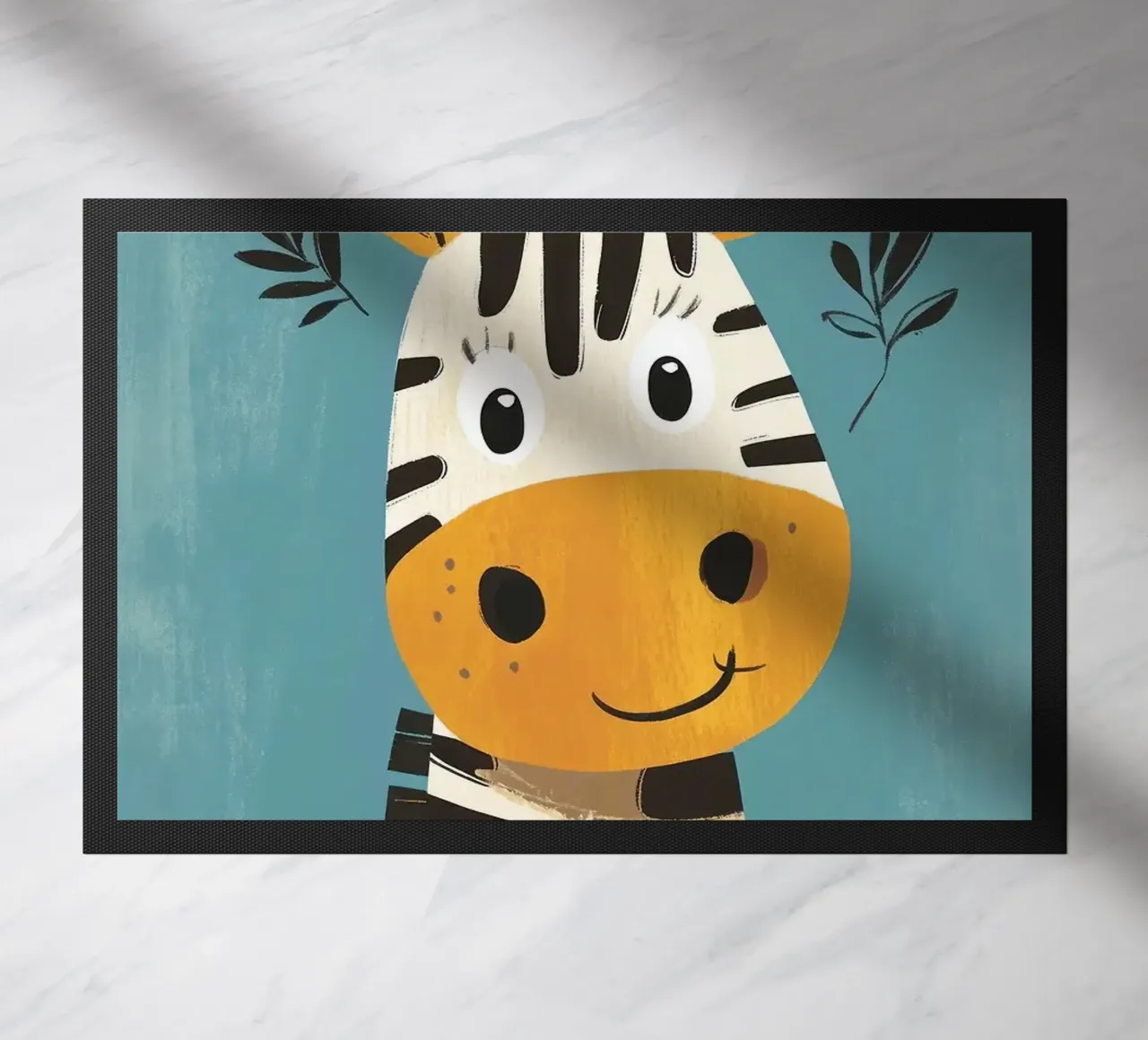 Illustrazione di una simpatica zebra zerbino da ORION