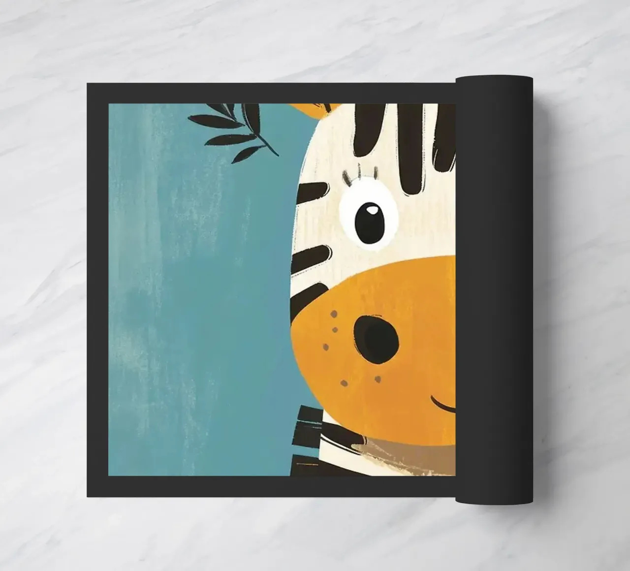Illustrazione di una simpatica zebra zerbino da ORION