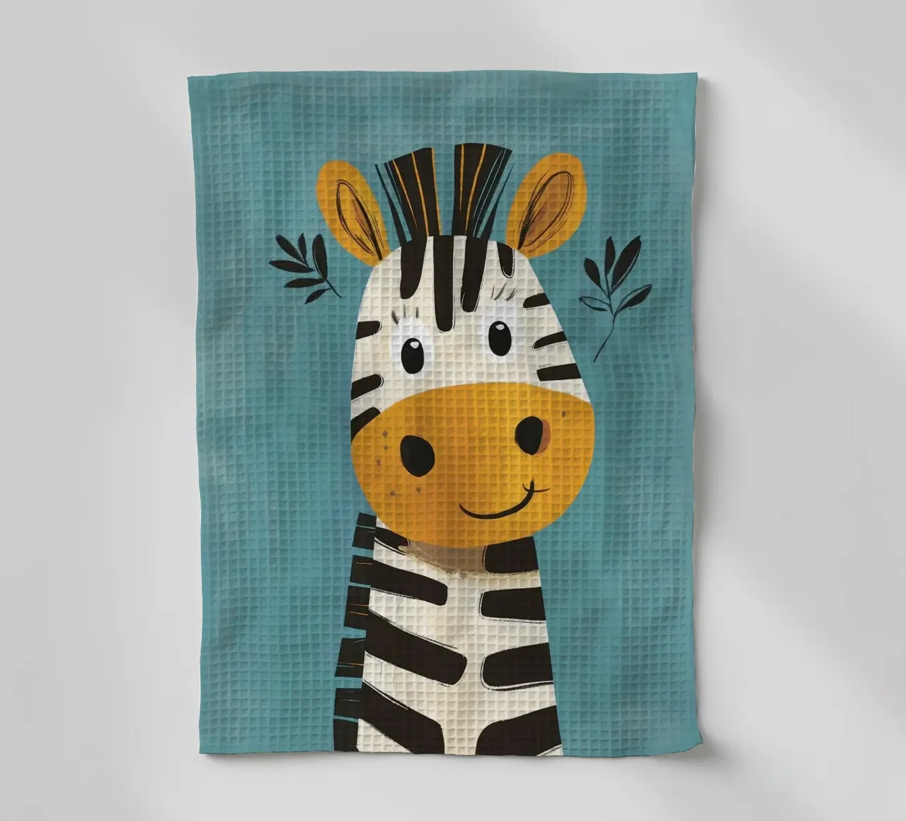 Illustrazione di una simpatica zebra canovaccio da cucina da ORION