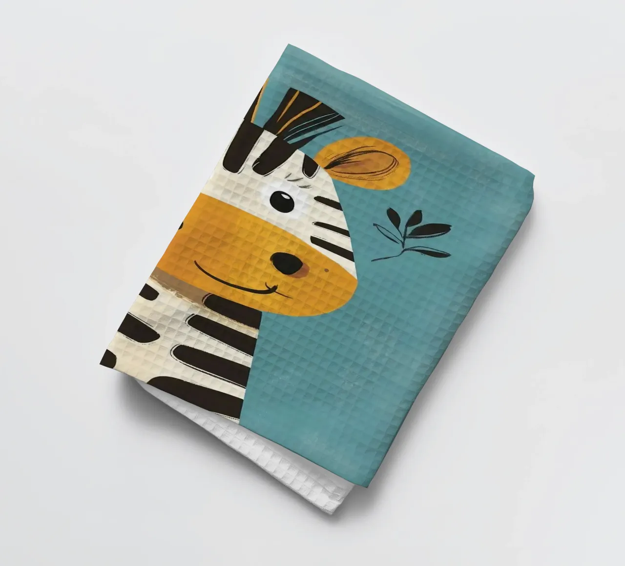 Illustrazione di una simpatica zebra canovaccio da cucina da ORION