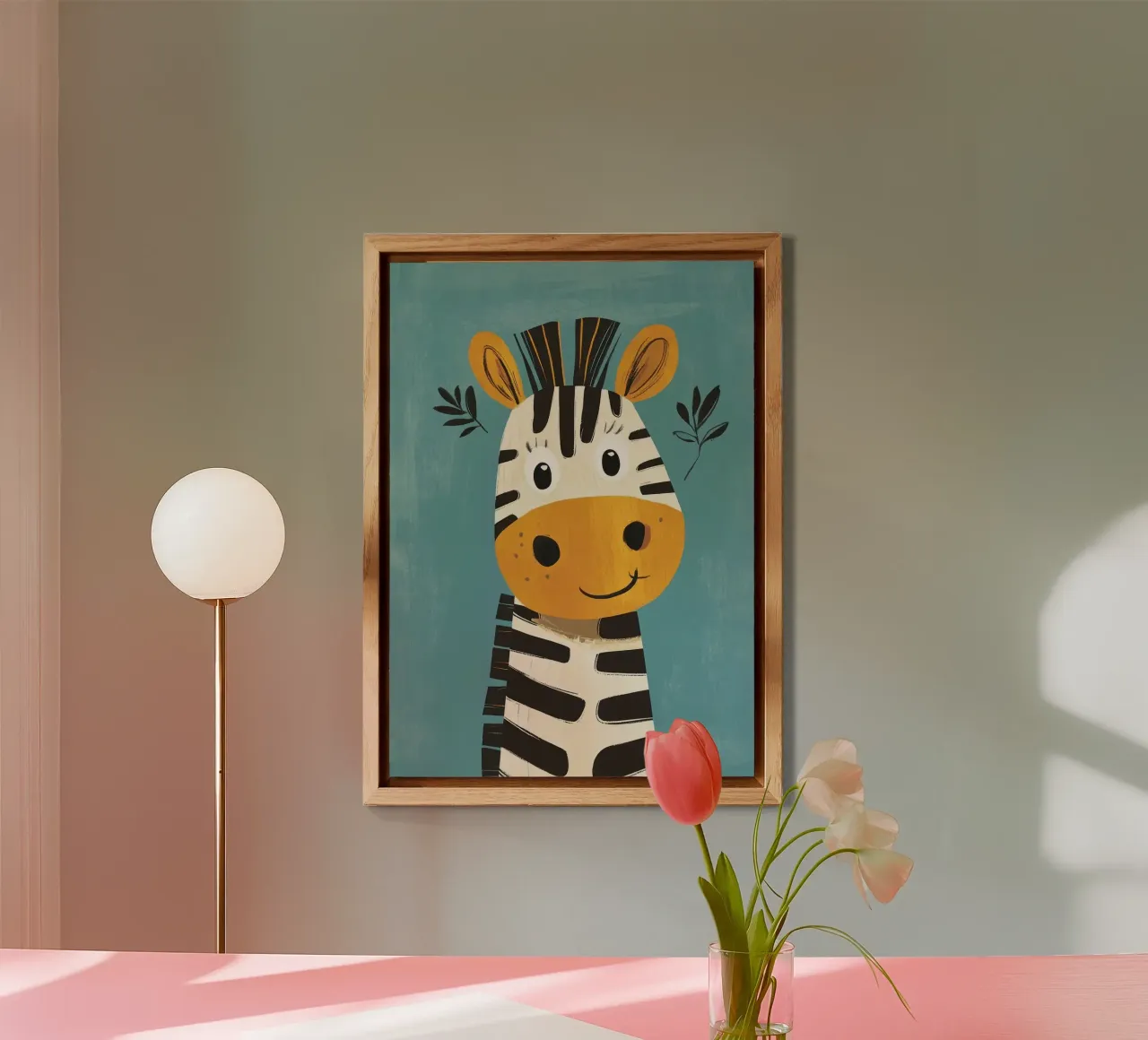 Illustrazione di una simpatica zebra pannello forex da ORION
