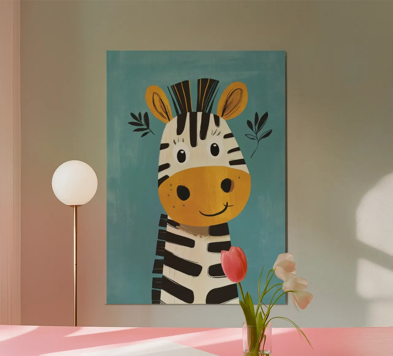 Illustrazione di una simpatica zebra pannello forex da ORION