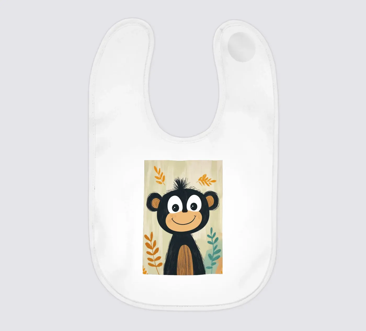 Smiling Monkey Illustration bavaglino da ORION