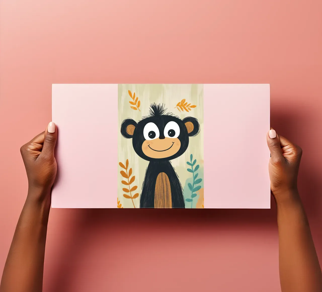 Smiling Monkey Illustration sticker sheet by ORION