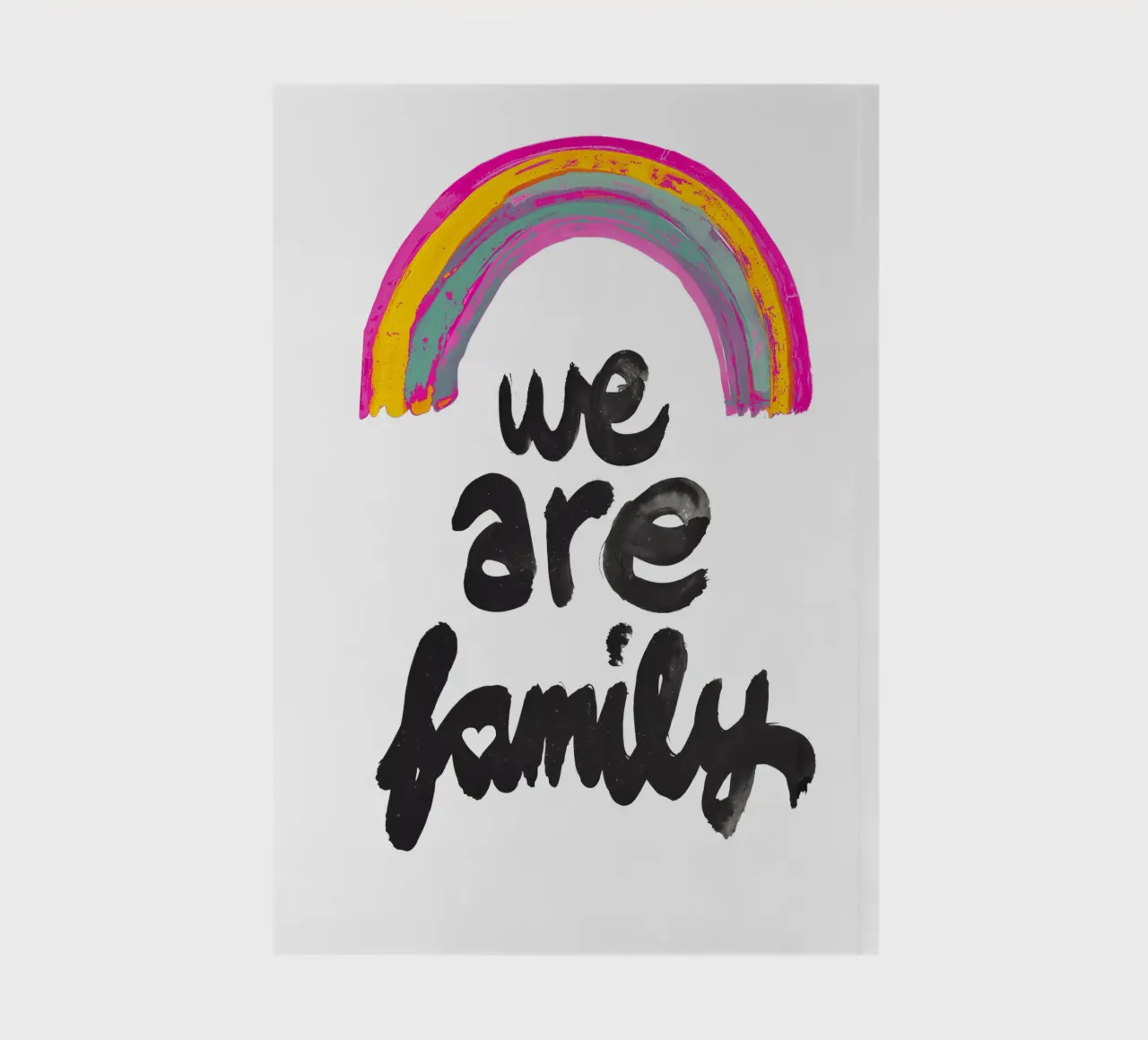 We Are Family (Without Background) notebook by treechild