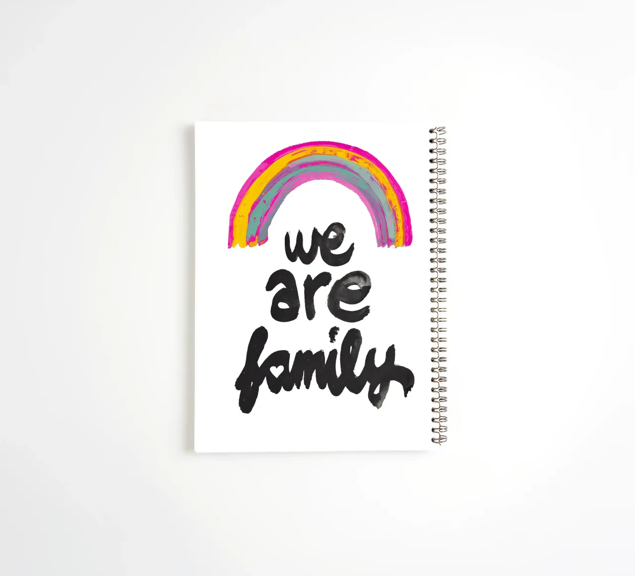 We Are Family (Without Background) spiral notebook by treechild