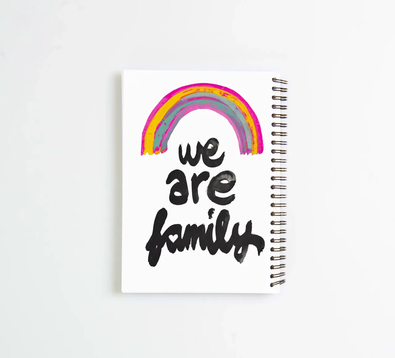 We Are Family (Without Background) spiral notebook by treechild