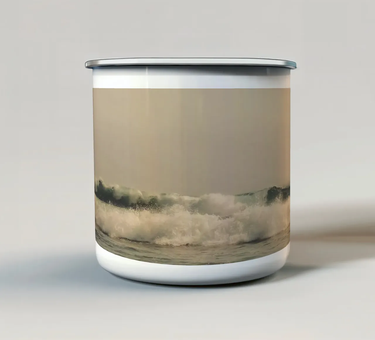 L'onda perfetta tazza in smalto da thetraveller