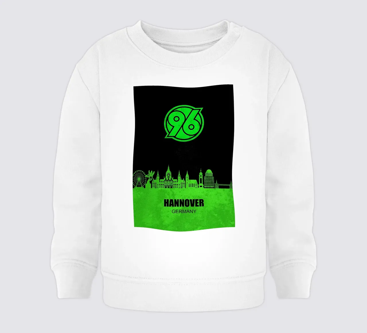 Skyline della città di Hannover 96 felpa neonato da kakaka