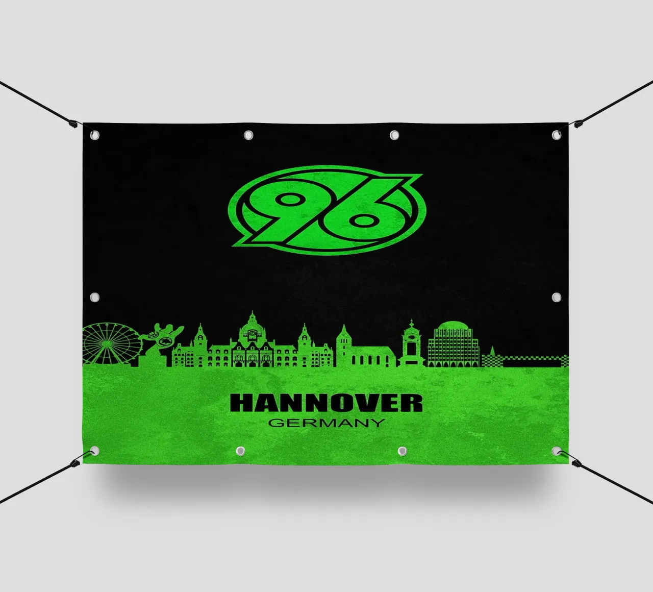 Skyline della città di Hannover 96 telo in pvc da kakaka