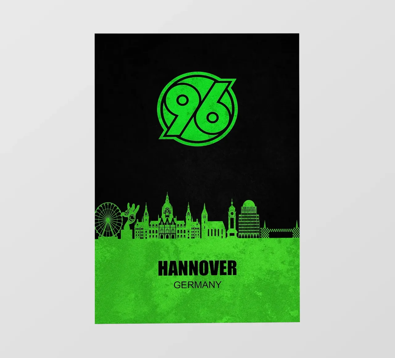 Skyline della città di Hannover 96 telo in pvc da kakaka
