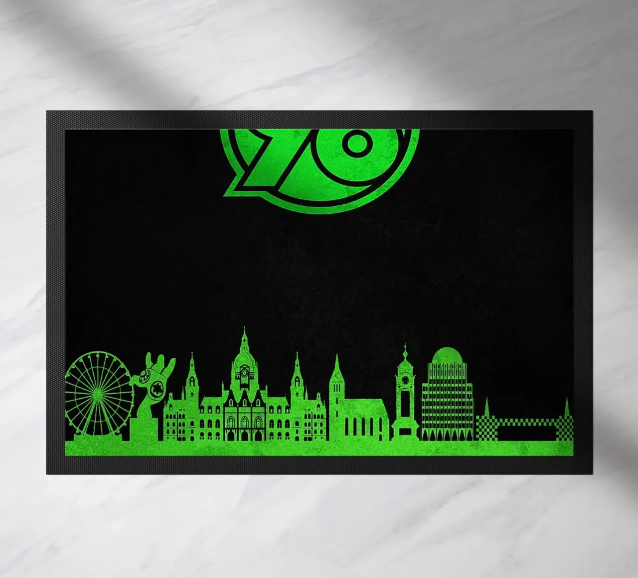 Skyline della città di Hannover 96 zerbino da kakaka