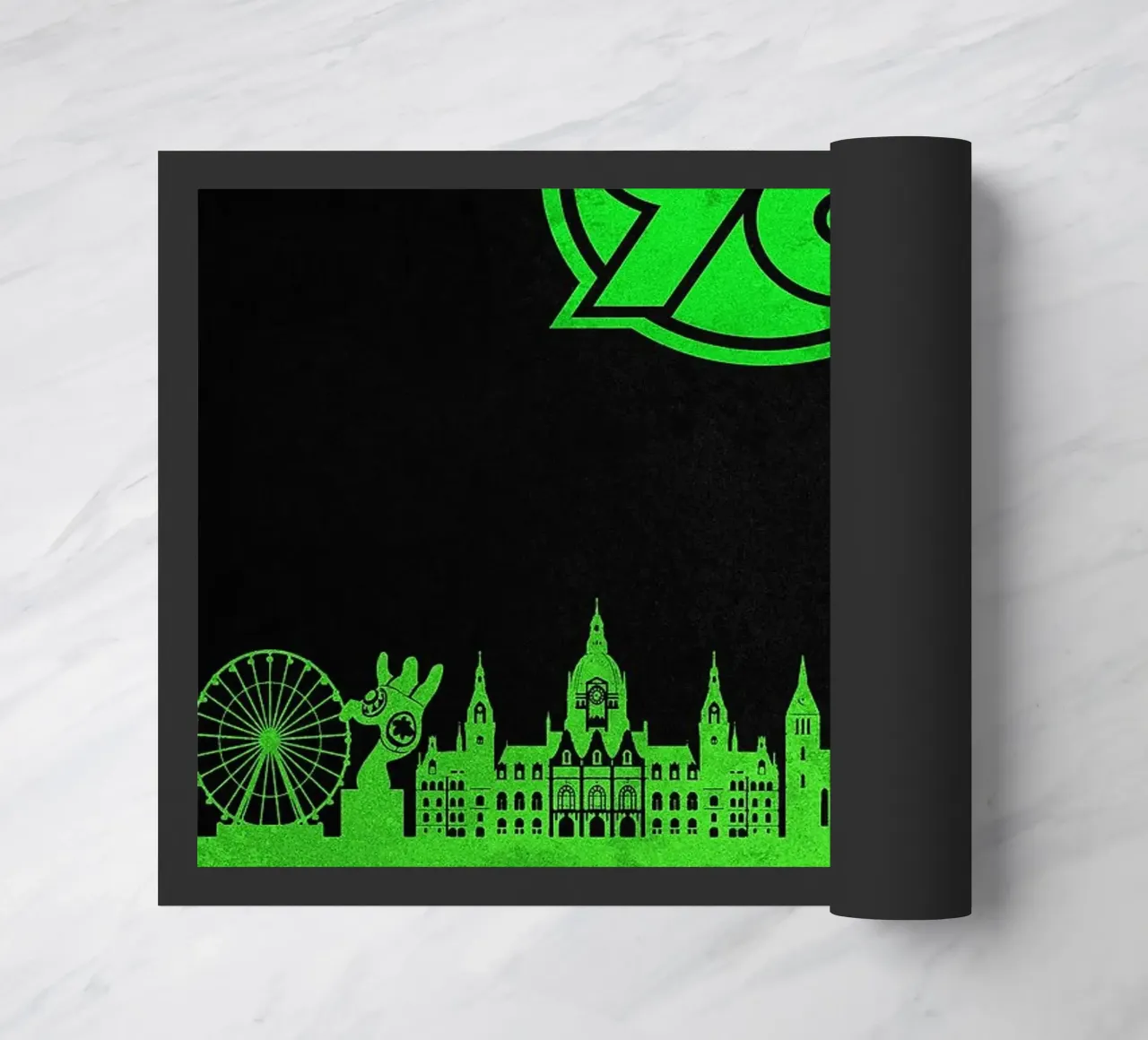 Skyline della città di Hannover 96 zerbino da kakaka