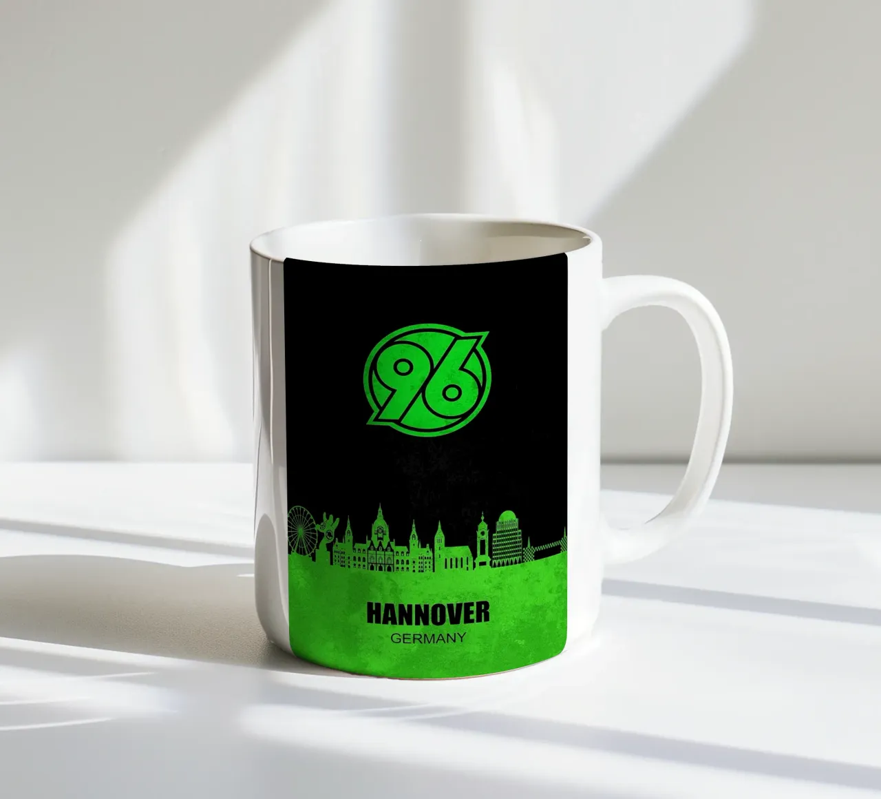 Skyline della città di Hannover 96 tazza in ceramica da kakaka