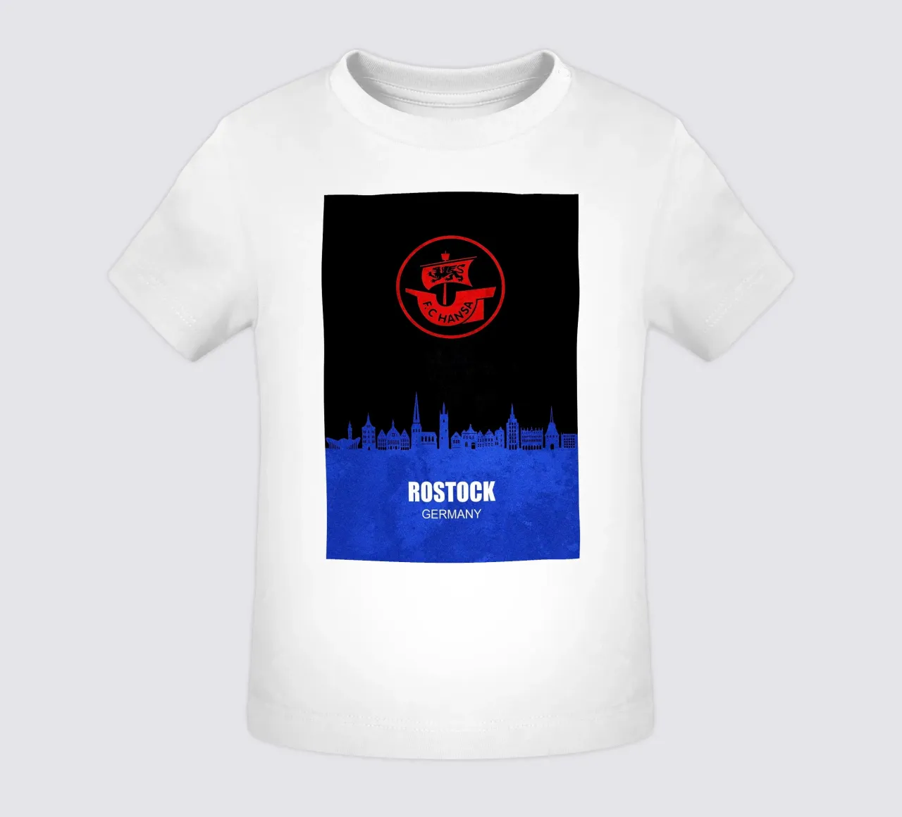 L'orizzonte di Hansa Rostock maglietta neonato da kakaka