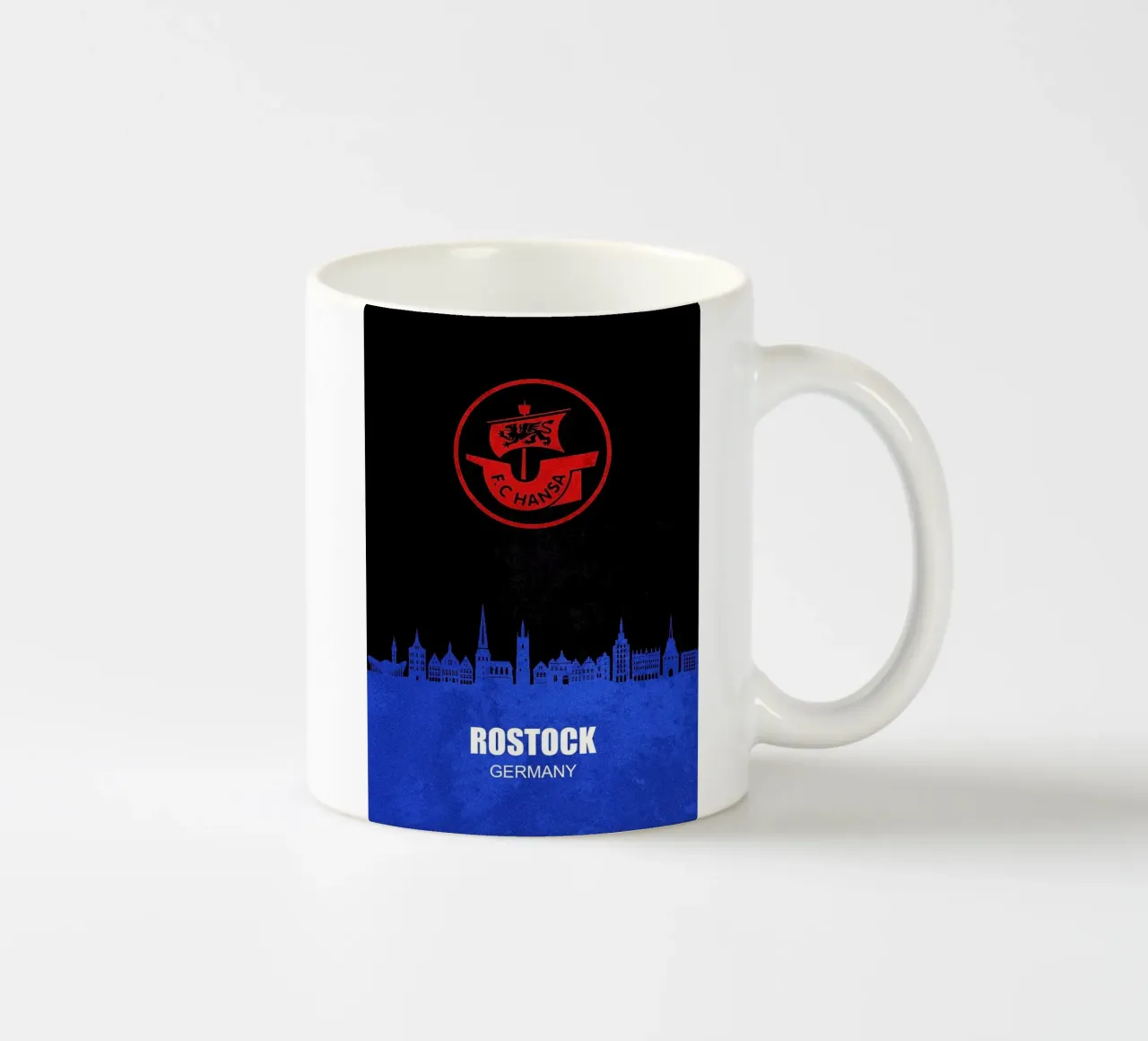 L'orizzonte di Hansa Rostock tazza in ceramica da kakaka