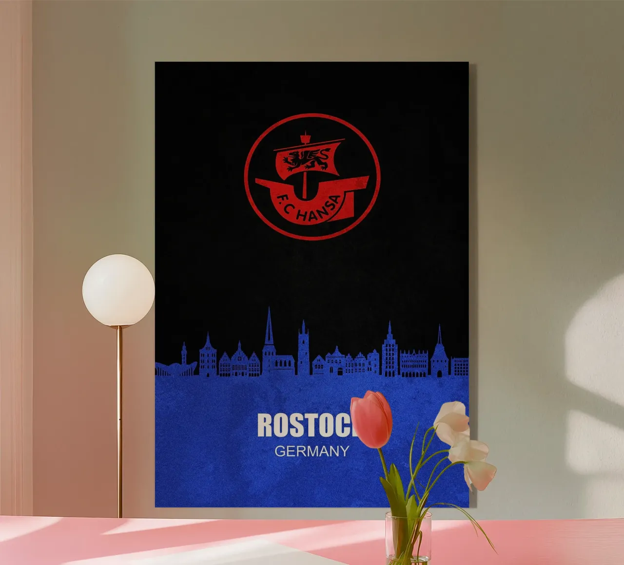 L'orizzonte di Hansa Rostock plexiglass da kakaka