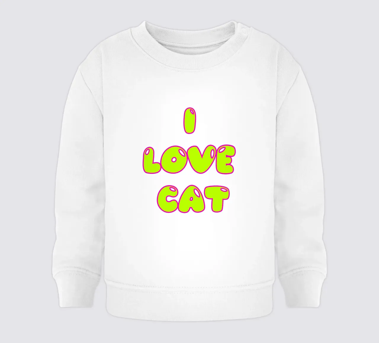 Amo i gatti felpa neonato da Test Store