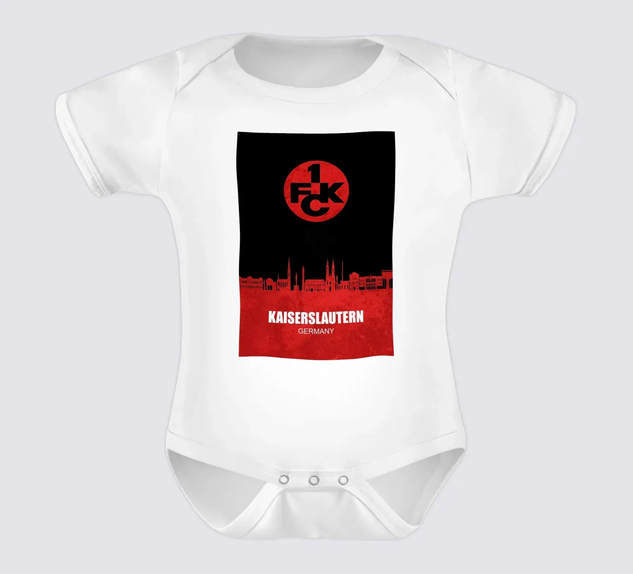 Skyline di Kaiserslautern body neonato maniche corte da kakaka