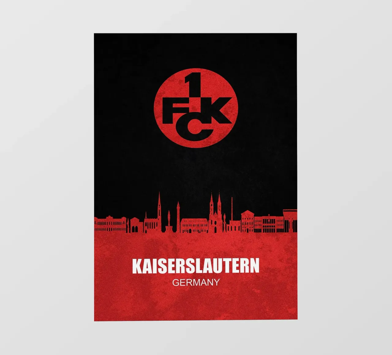 Skyline di Kaiserslautern telo in pvc da kakaka