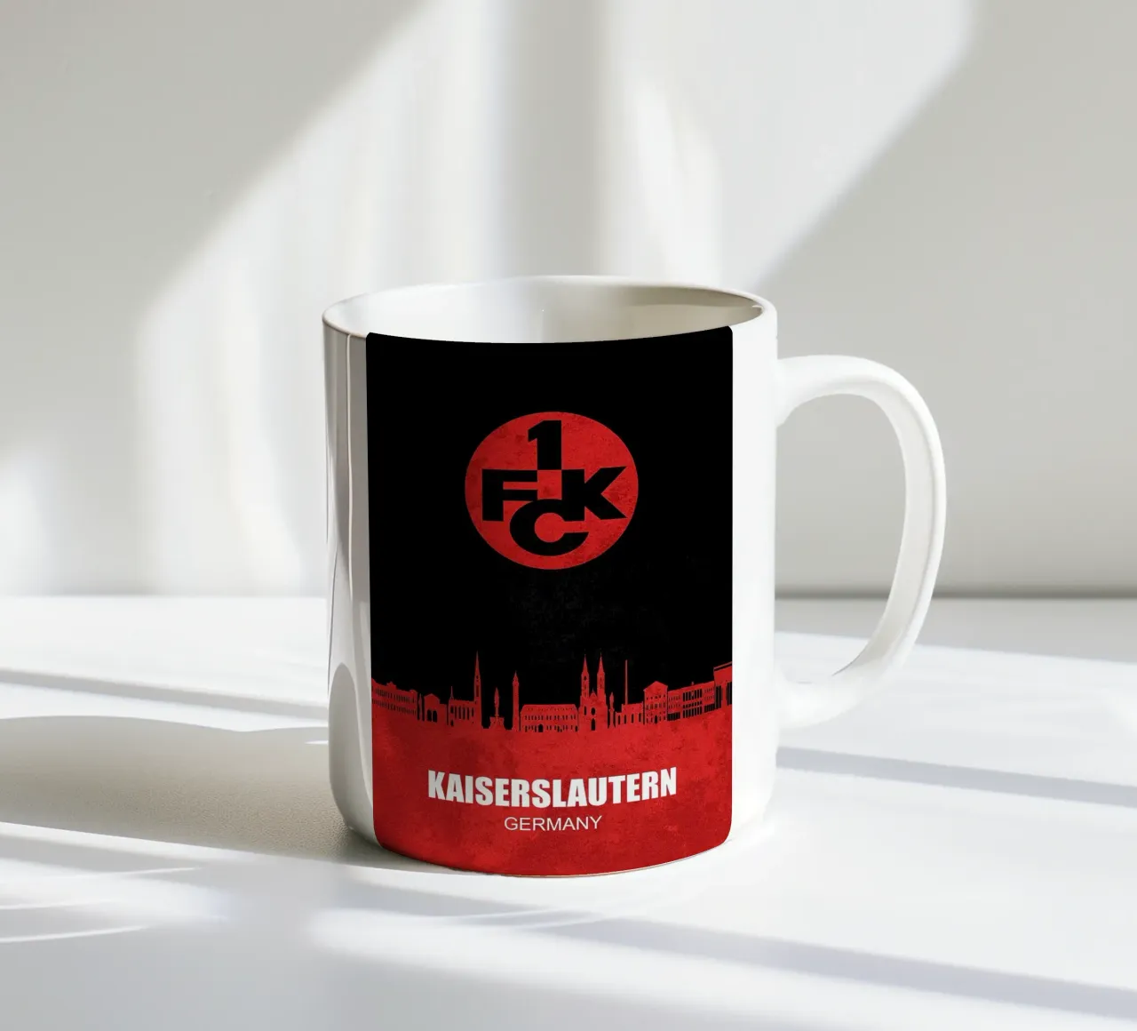 Skyline di Kaiserslautern tazza in ceramica da kakaka
