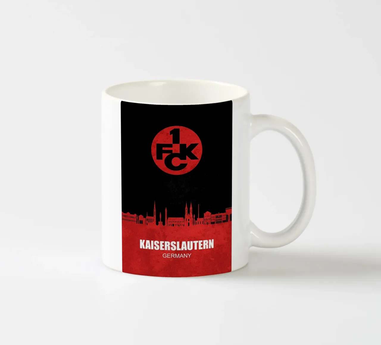Skyline di Kaiserslautern tazza in ceramica da kakaka