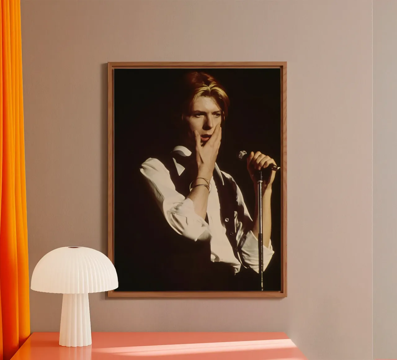 David Bowie alluminio dibond da The Poster Hub