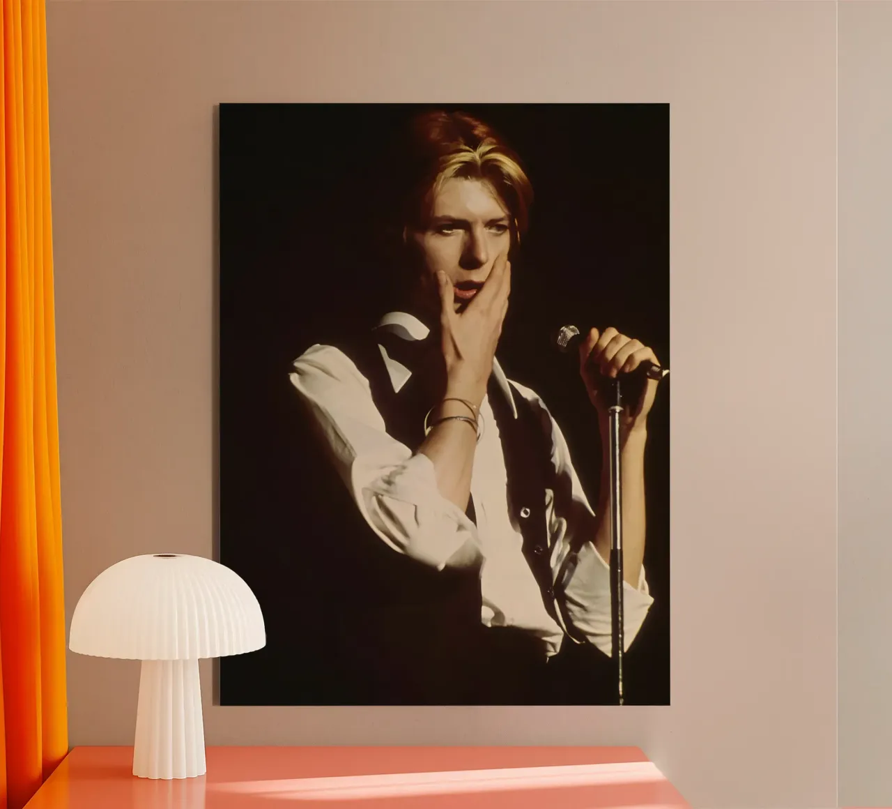David Bowie alluminio dibond da The Poster Hub