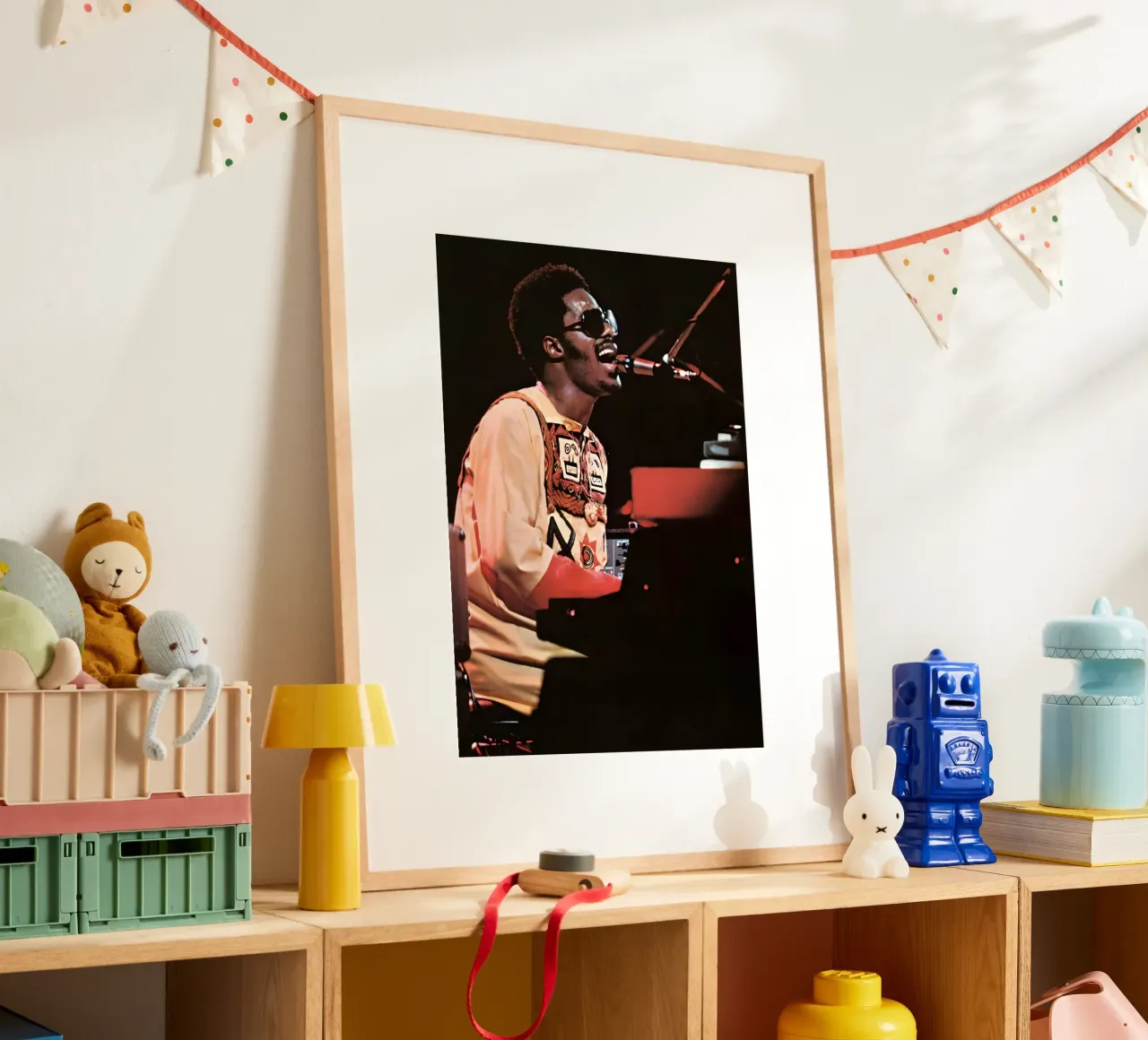 Stevie Wonder carta hahnemühle da The Poster Hub