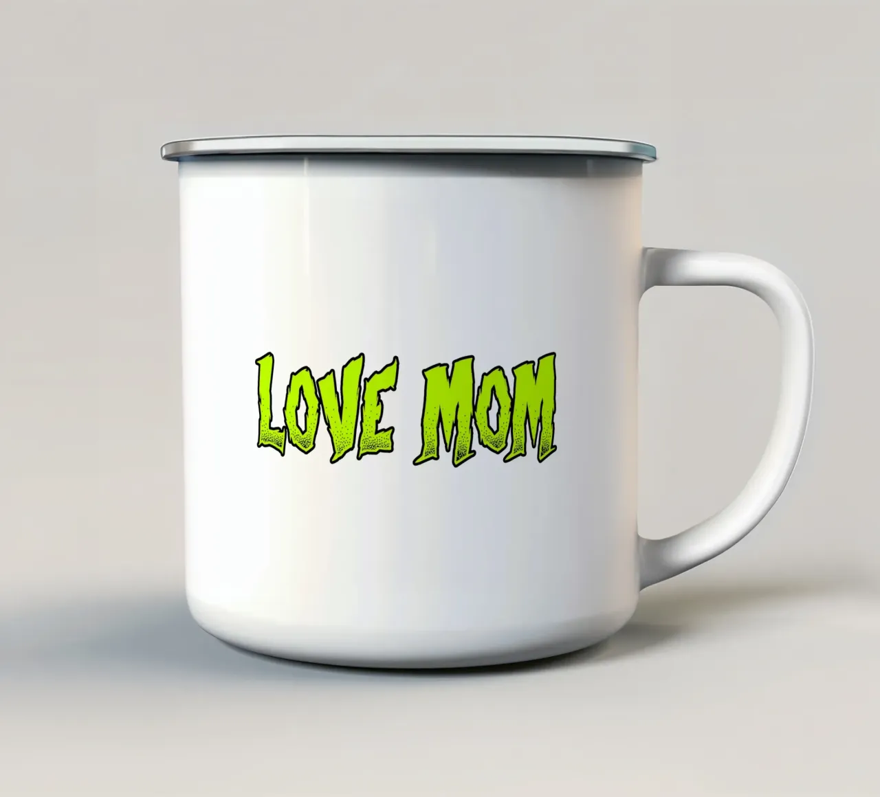 Amore mamma tazza in smalto da Test Store