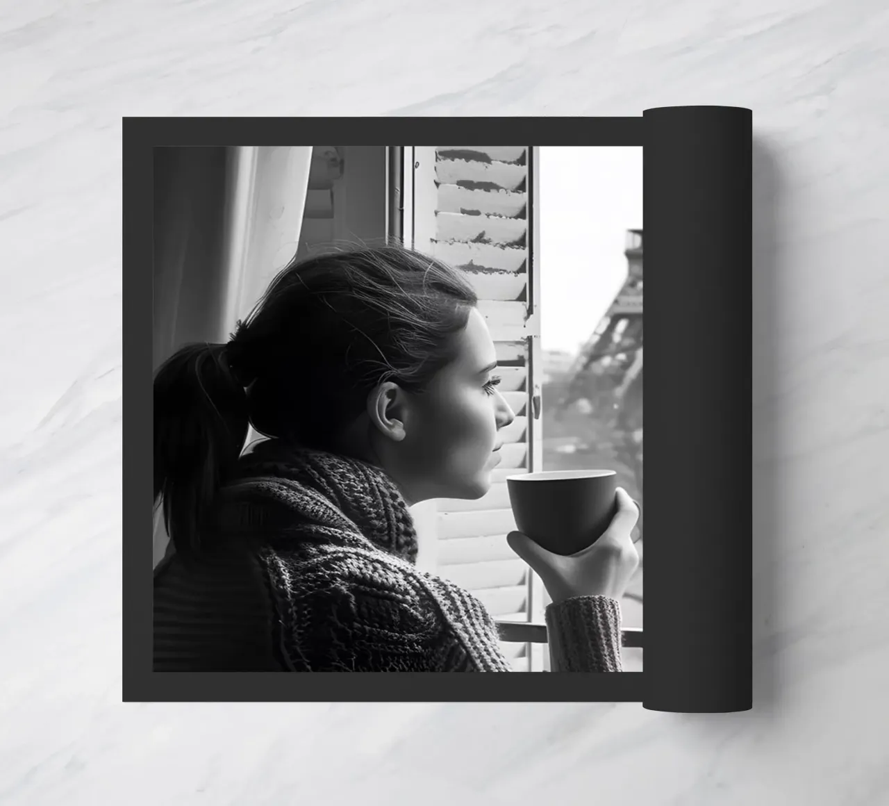 Kaffeepause a Parigi zerbino da M-Ulrich-Digital Art