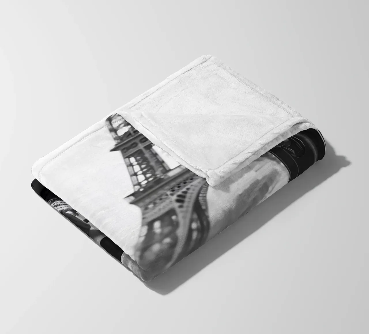 Kaffeepause a Parigi coperta in pile da M-Ulrich-Digital Art