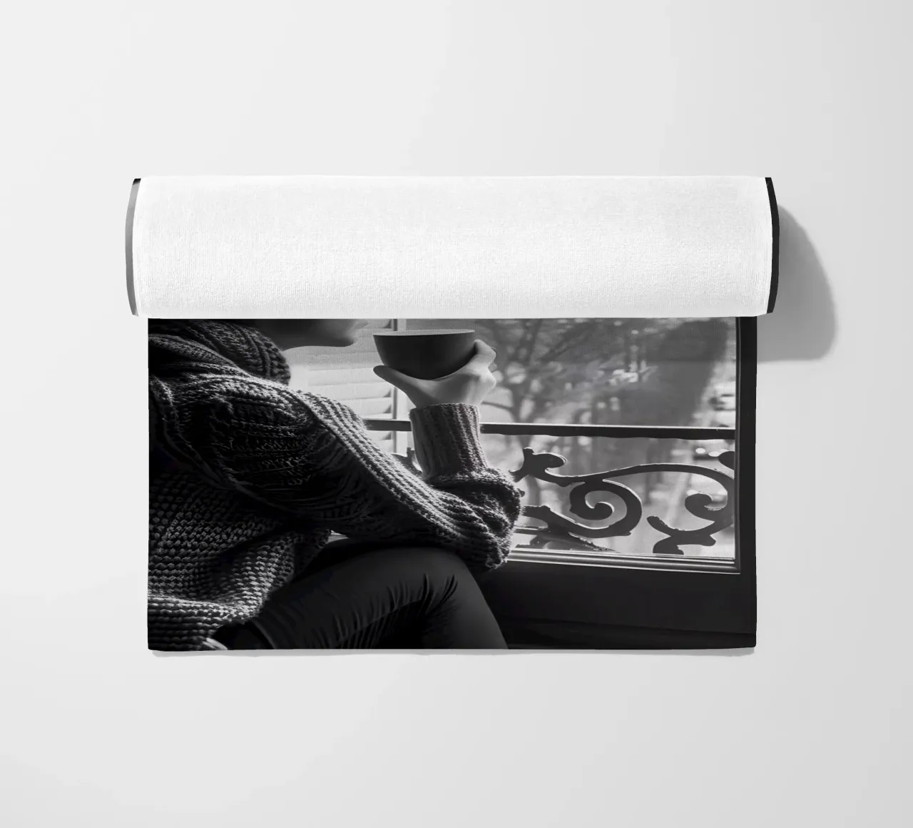 Kaffeepause a Parigi telo mare da M-Ulrich-Digital Art