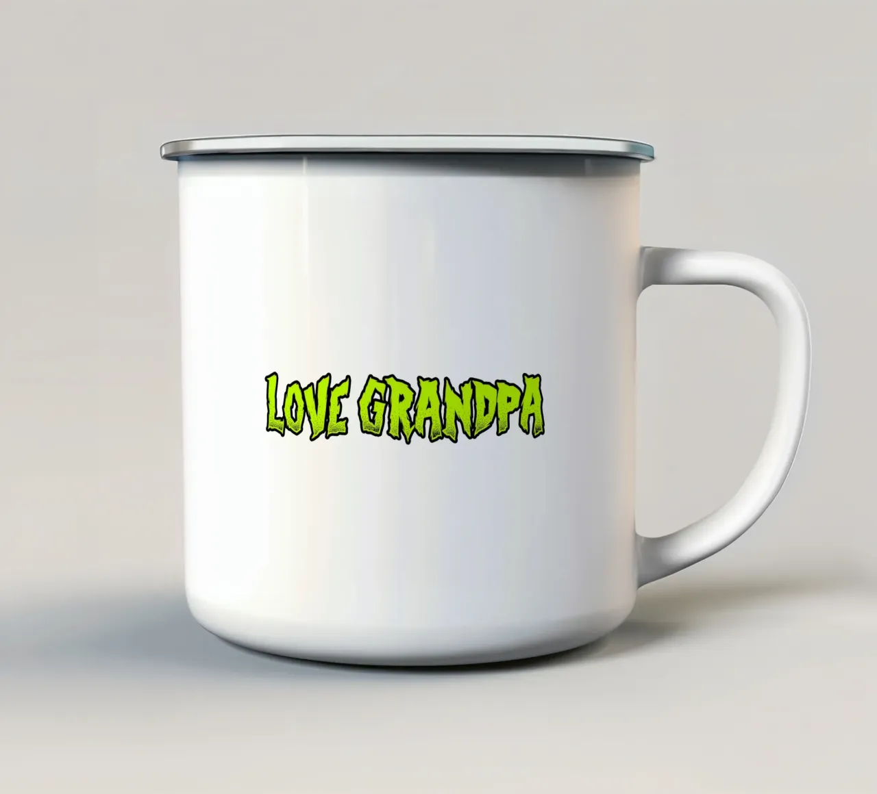 Amore nonno tazza in smalto da Test Store