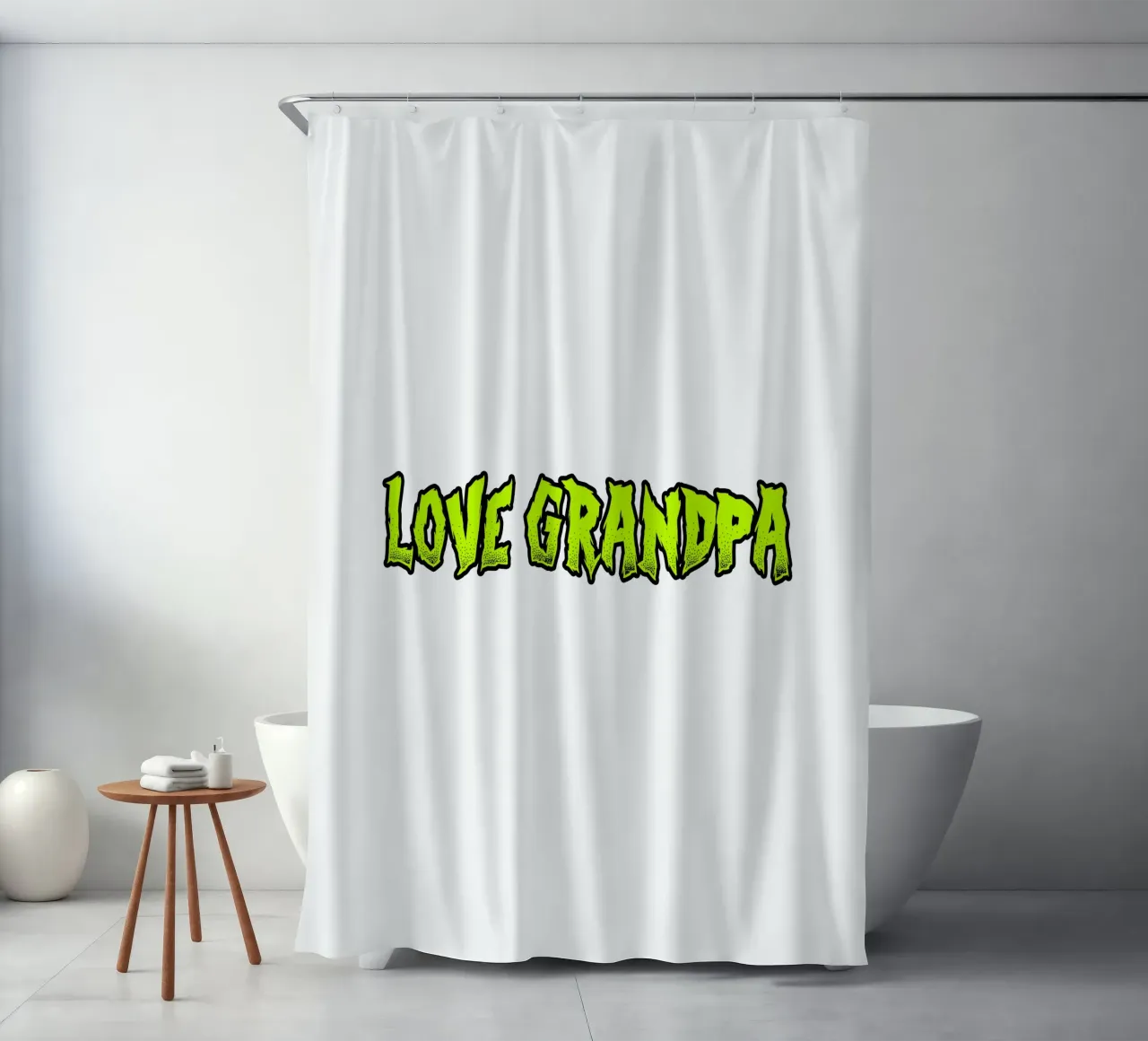 Amore nonno tenda da doccia da Test Store