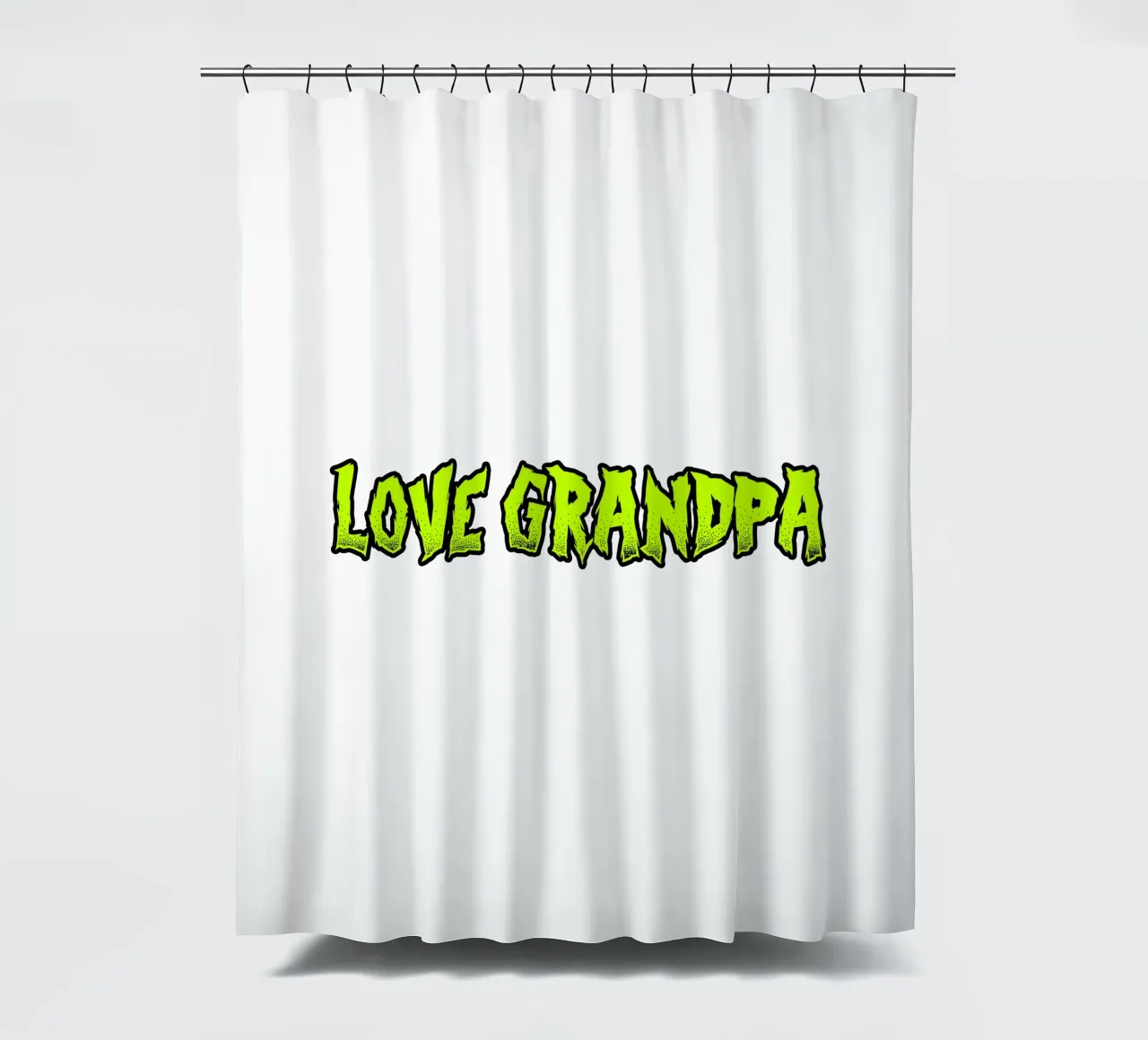 Amore nonno tenda da doccia da Test Store