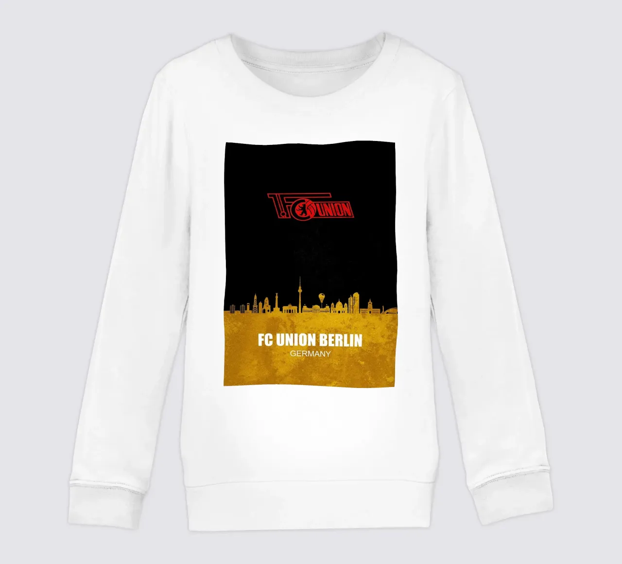 Skyline della città di Union Berlin felpa bambino da kakaka