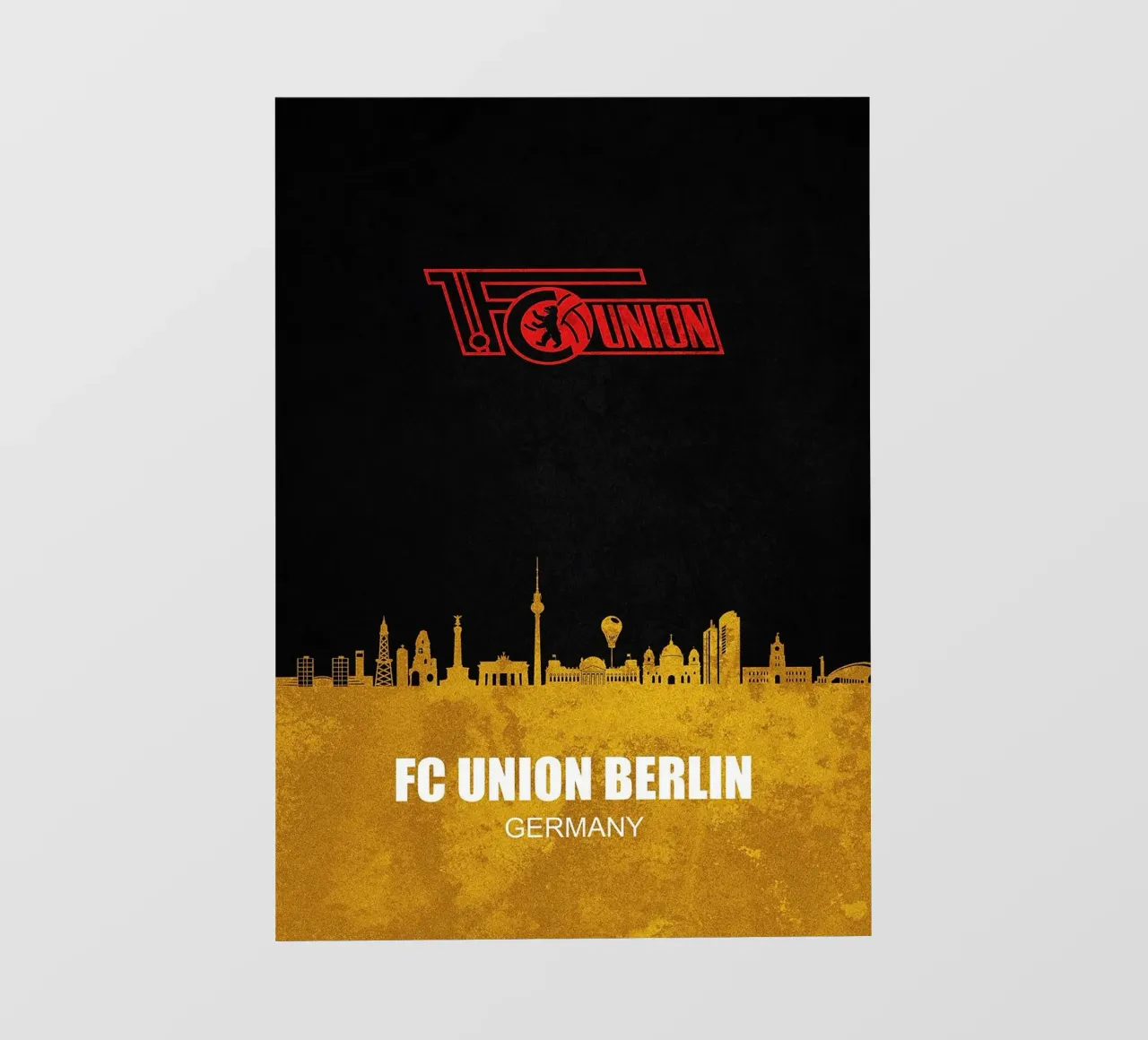 Skyline della città di Union Berlin pellicola backlit da kakaka